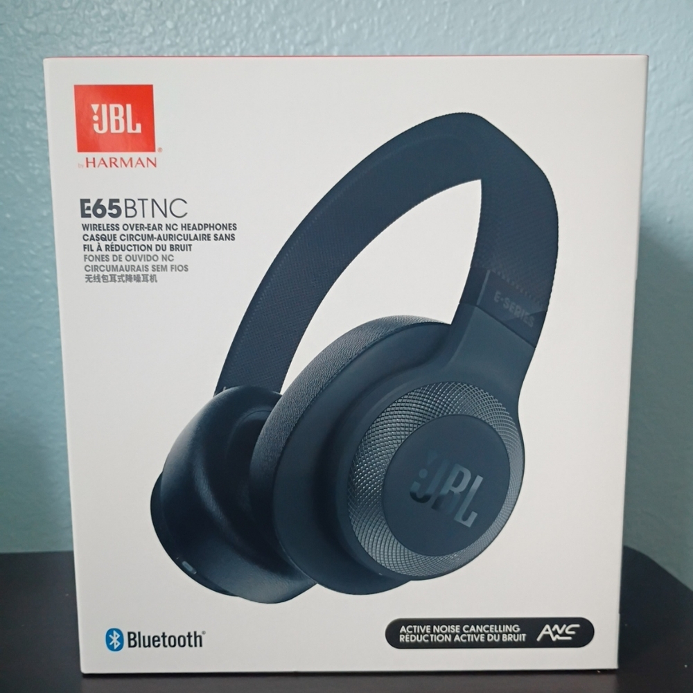 JBL E65BTNC Wireless Headphones - Black